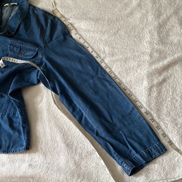 Blue chambray button down by Jennifer Moore (size 16) - Picture 8 of 10